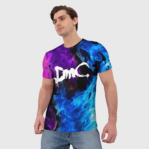 Мужская футболка DEVIL MAY CRY DMC / 3D-принт – фото 3