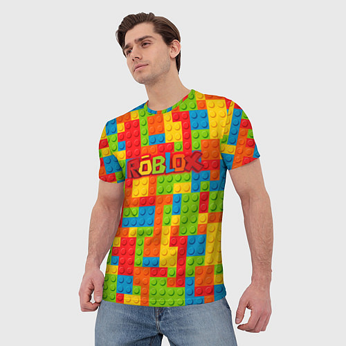 Мужская футболка Роблокс / 3D-принт – фото 3