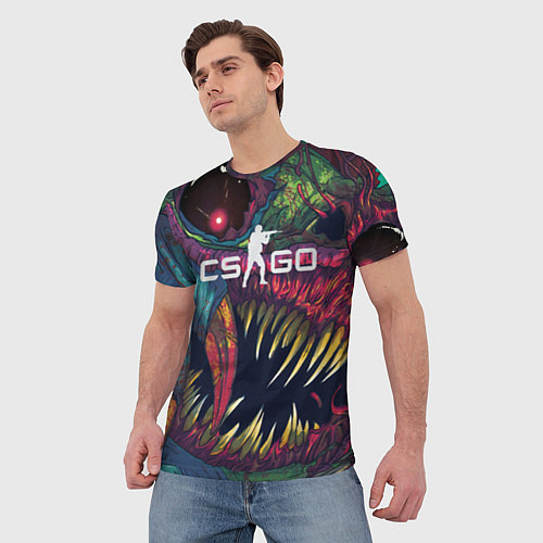 Мужская футболка CS GO Hyper Beast / 3D-принт – фото 3