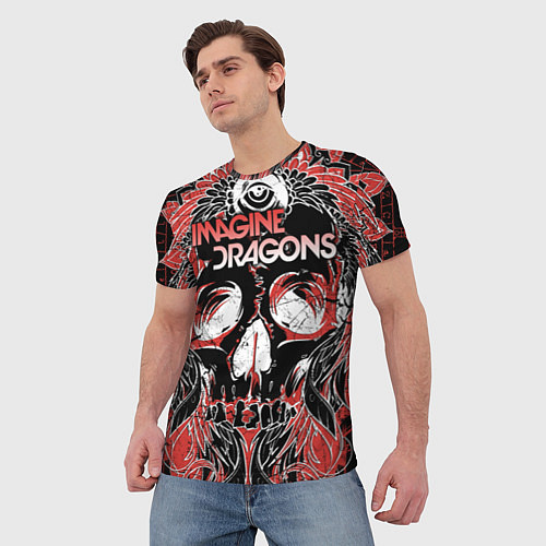 Мужская футболка Imagine Dragons / 3D-принт – фото 3