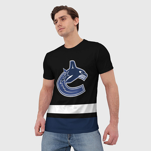 Мужская футболка Vancouver Canucks / 3D-принт – фото 3