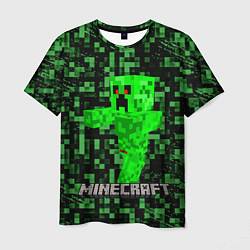 Футболка мужская MINECRAFT CREEPER, цвет: 3D-принт