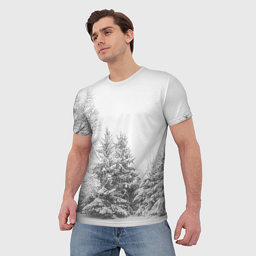 Мужская футболка Winter Storm / 3D-принт – фото 3