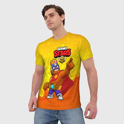 Мужская футболка Эль Примо brawl stars / 3D-принт – фото 3