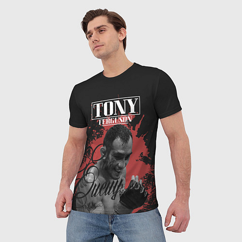 Мужская футболка Tony Ferguson / 3D-принт – фото 3