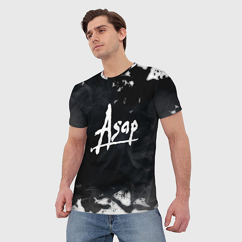 Мужская футболка ASAP ROCKY / 3D-принт – фото 3
