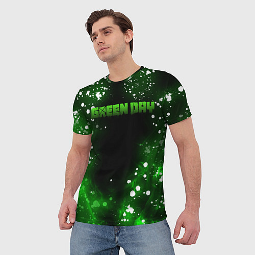 Мужская футболка GreenDay / 3D-принт – фото 3