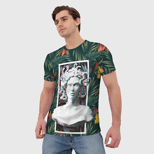 Мужская футболка Медуза Горгона / 3D-принт – фото 3