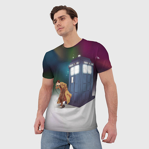 Мужская футболка THE DOCTOR / 3D-принт – фото 3