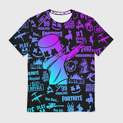 Футболка мужская FORTNITE X MARSHMELLO, цвет: 3D-принт