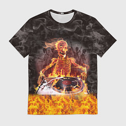 Футболка мужская Вечеринка у скелетов, цвет: 3D-принт