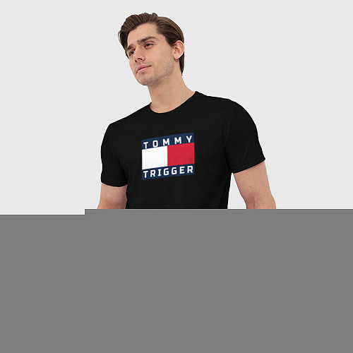 Мужская футболка Tommy Hilfiger, tommy trigger / 3D-принт – фото 3