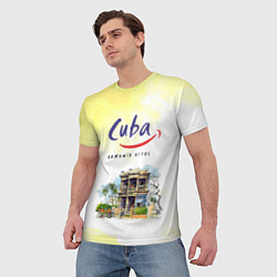 Футболка мужская Куба, цвет: 3D-принт — фото 2