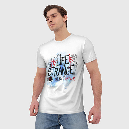 Мужская футболка LIFE IS STRANGE / 3D-принт – фото 3
