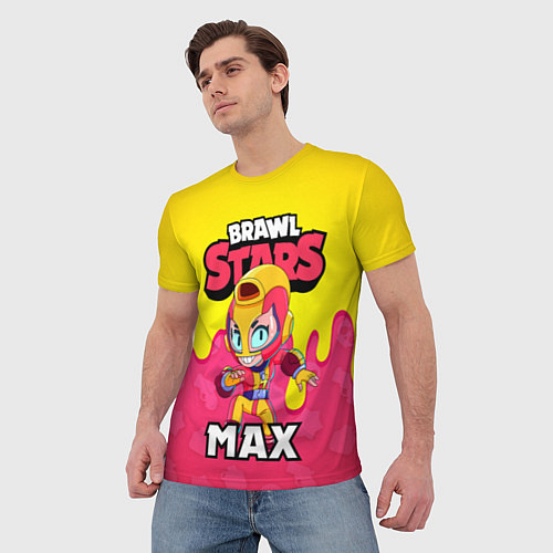 Мужская футболка BRAWL STARS MAX / 3D-принт – фото 3