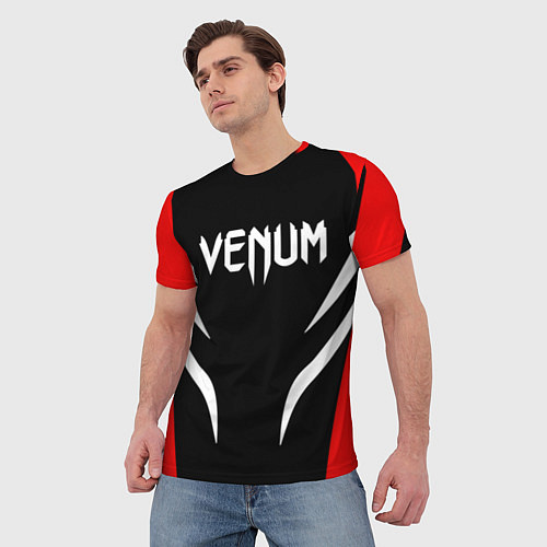 Мужская футболка Venum спина / 3D-принт – фото 3