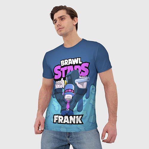 Мужская футболка BRAWL STARS FRANK / 3D-принт – фото 3