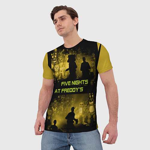 Мужская футболка Five Nights at Freddy's / 3D-принт – фото 3