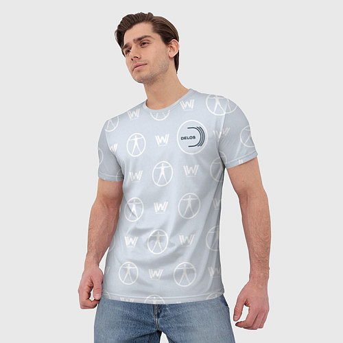 Мужская футболка Delos / 3D-принт – фото 3