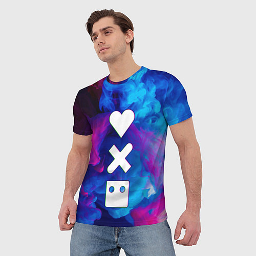 Мужская футболка LOVE DEATH ROBOTS LDR / 3D-принт – фото 3