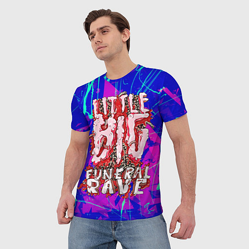 Мужская футболка Little Big: Rave / 3D-принт – фото 3