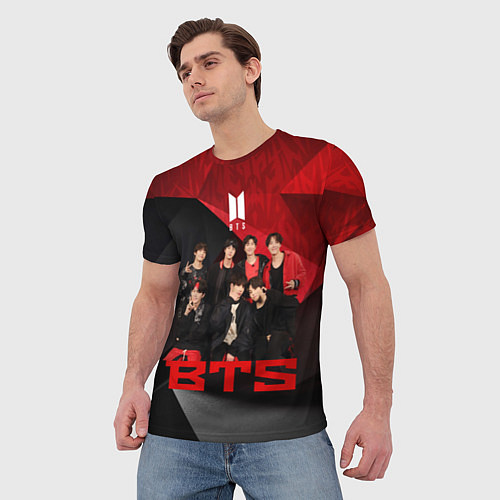 Мужская футболка BTS / 3D-принт – фото 3