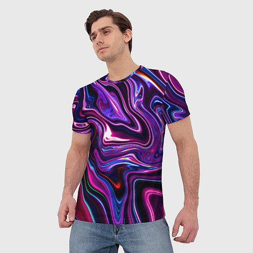 Мужская футболка Abstract Fluid / 3D-принт – фото 3