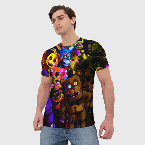 Мужская футболка Five Nights At Freddy's / 3D-принт – фото 3