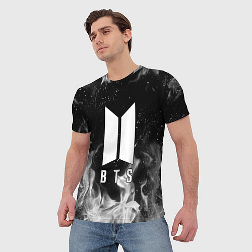 Мужская футболка BTS / 3D-принт – фото 3