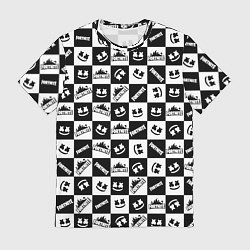Футболка мужская Fortnite&Marshmello, цвет: 3D-принт