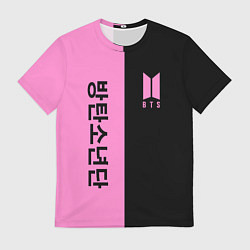 Футболка мужская BTS, цвет: 3D-принт