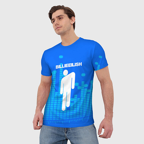 Мужская футболка BILLIE ELLISH / 3D-принт – фото 3