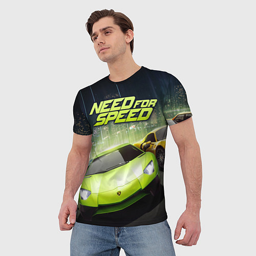 Мужская футболка Need for Speed / 3D-принт – фото 3