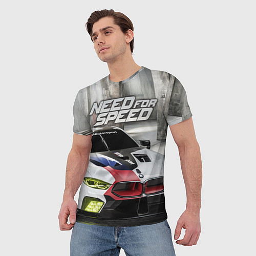 Мужская футболка Need for Speed / 3D-принт – фото 3