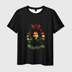Футболка мужская Боб Марли цвета 3D-принт — фото 1