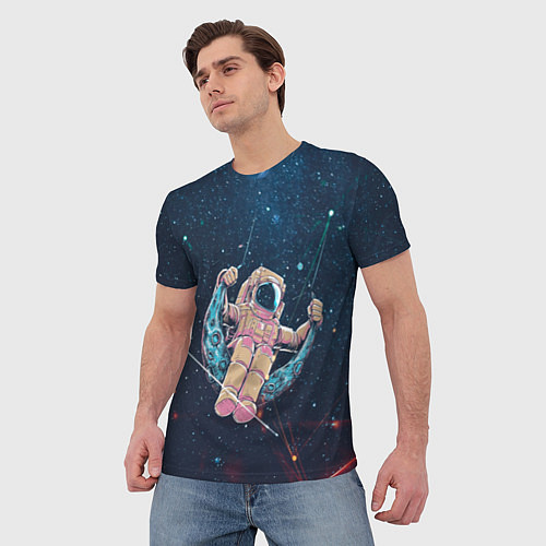 Мужская футболка SPACE / 3D-принт – фото 3