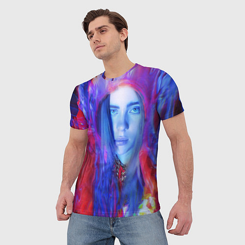 Мужская футболка Billie Paint Colors / 3D-принт – фото 3