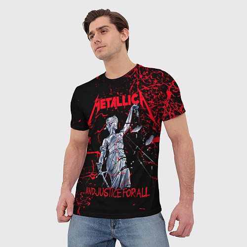 Мужская футболка Metallica / 3D-принт – фото 3
