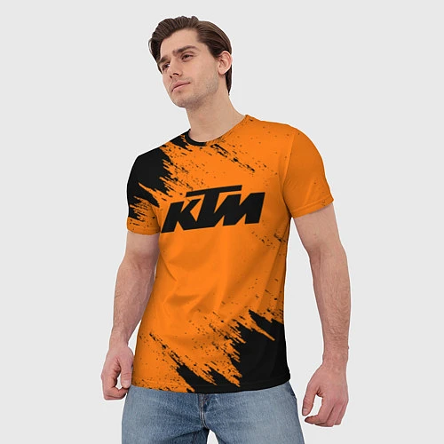 Мужская футболка KTM / 3D-принт – фото 3