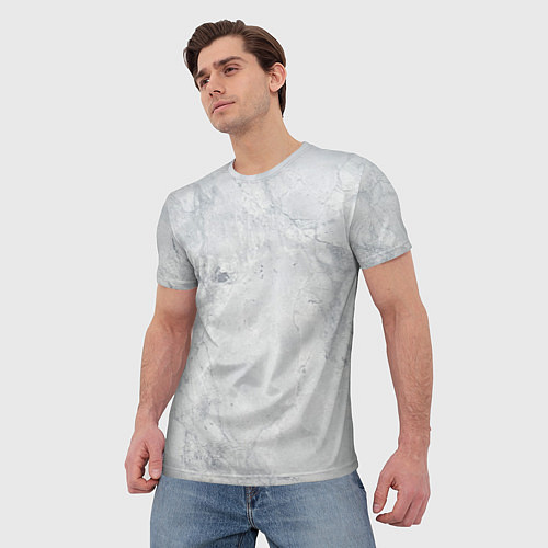Мужская футболка Мрамор / 3D-принт – фото 3
