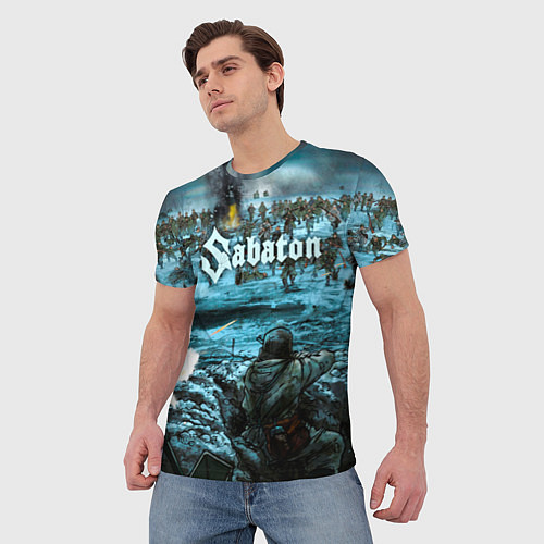 Мужская футболка Sabaton / 3D-принт – фото 3