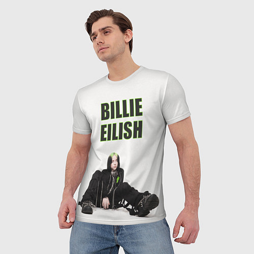 Мужская футболка Billie Eilish / 3D-принт – фото 3