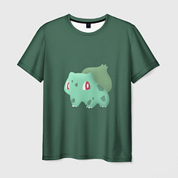 Футболка мужская Pokemon Bulbasaur, цвет: 3D-принт