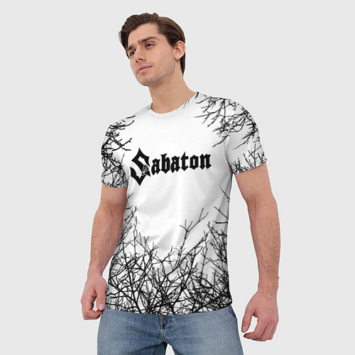 Мужская футболка SABATON / 3D-принт – фото 3
