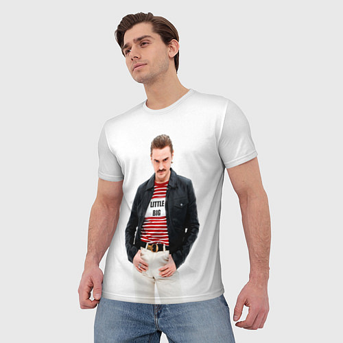 Мужская футболка Илья Прускин Little Big / 3D-принт – фото 3