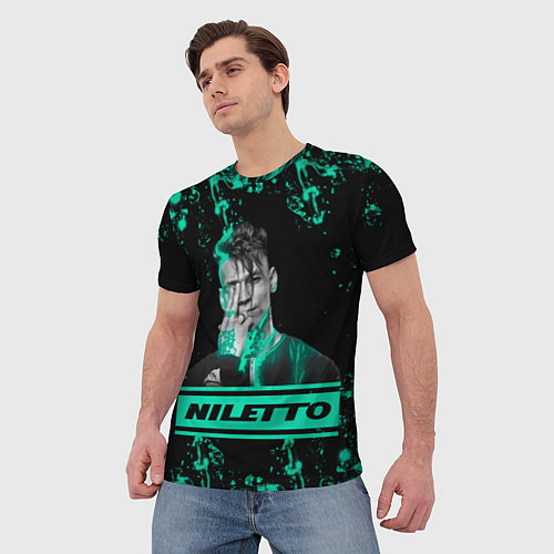 Мужская футболка NILETTO / 3D-принт – фото 3