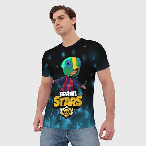 Мужская футболка Leon Messi Brawl Stars / 3D-принт – фото 3