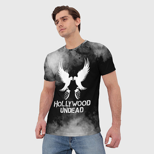 Мужская футболка Hollywood Undead / 3D-принт – фото 3
