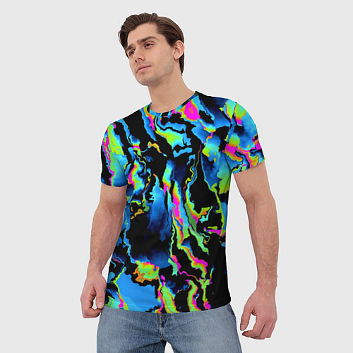 Мужская футболка Кислотность / 3D-принт – фото 3