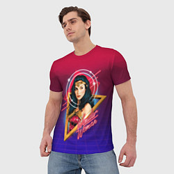 Футболка мужская Wonder Woman, цвет: 3D-принт — фото 2